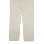 LEVI'S Mens Cotton Blend Beige Slim Straight Trousers W33 L32 Casual Wear