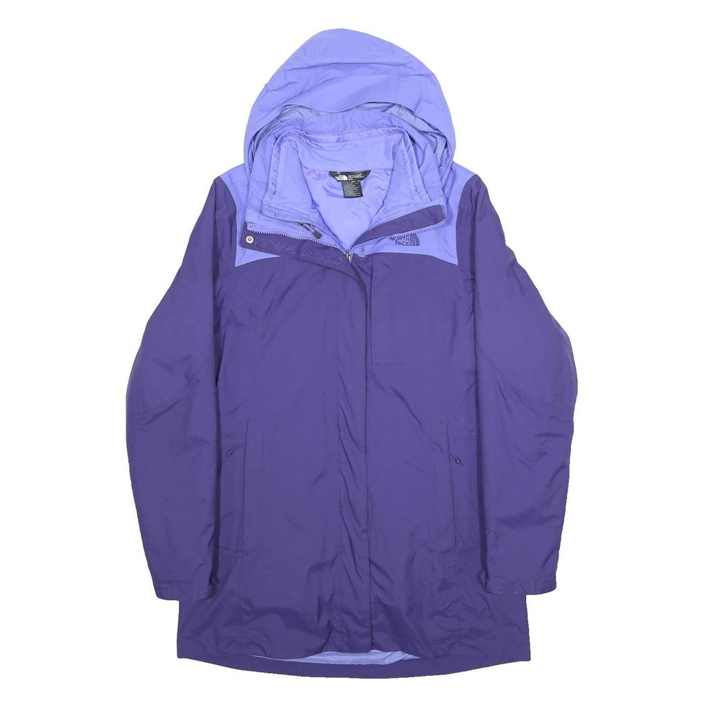 THE NORTH FACE Womens Purple & Lilac Hooded Jacket M Nylon Zip Outdoor