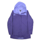 THE NORTH FACE Womens Purple & Lilac Hooded Jacket M Nylon Zip Outdoor