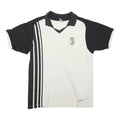 NIKE Mens White & Black Juventus Graphic T-Shirt L Short Sleeve V-Neck Sports