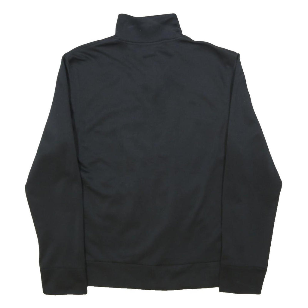FILA Womens Black Jacket S Polyester Blend Plain Zip Sportswear Logo