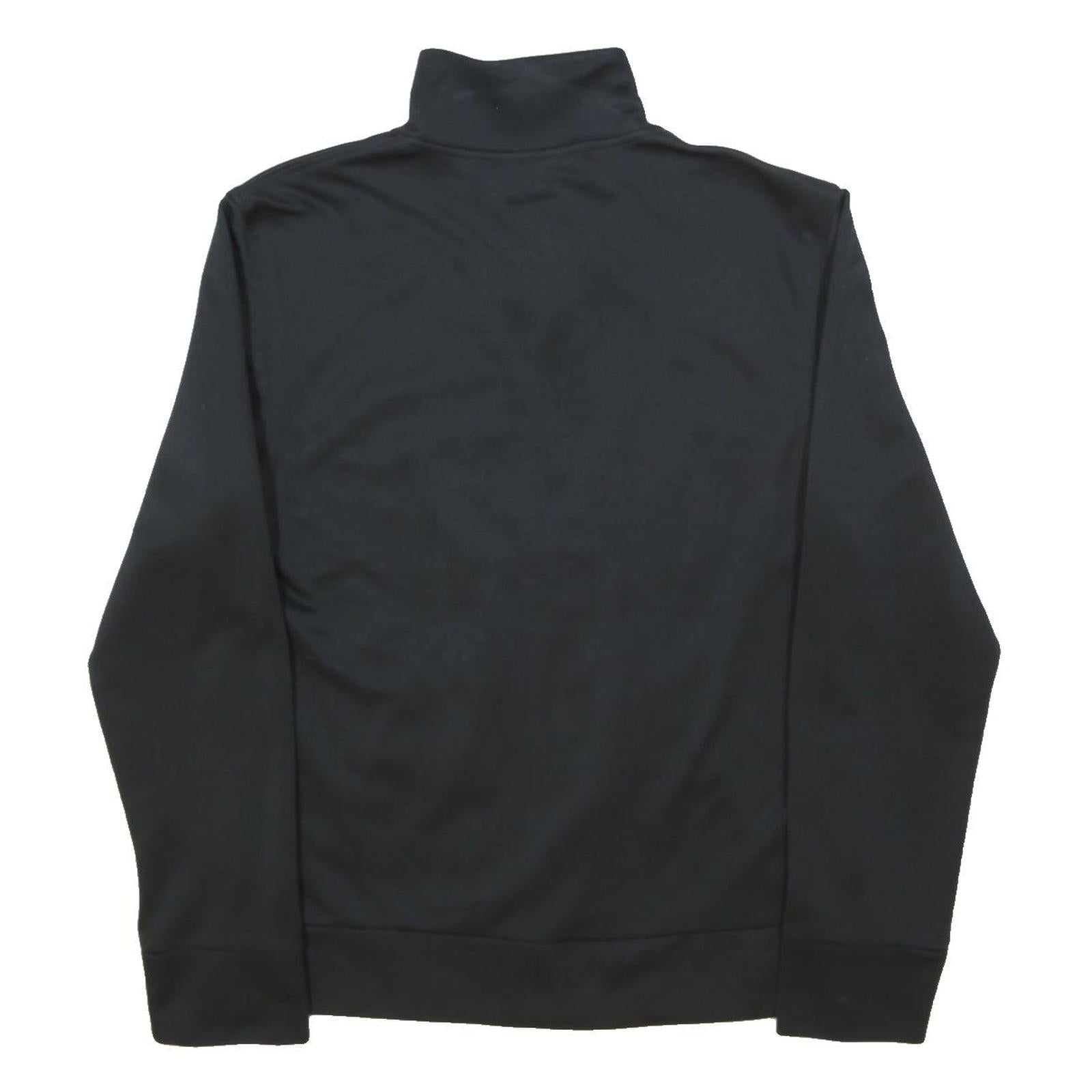 FILA Womens Black Jacket S Polyester Blend Plain Zip Sportswear Logo
