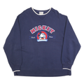 WALT DISNEY Mens Blue Mickey Mouse Crew Neck XL Cotton Blend Sweatshirt