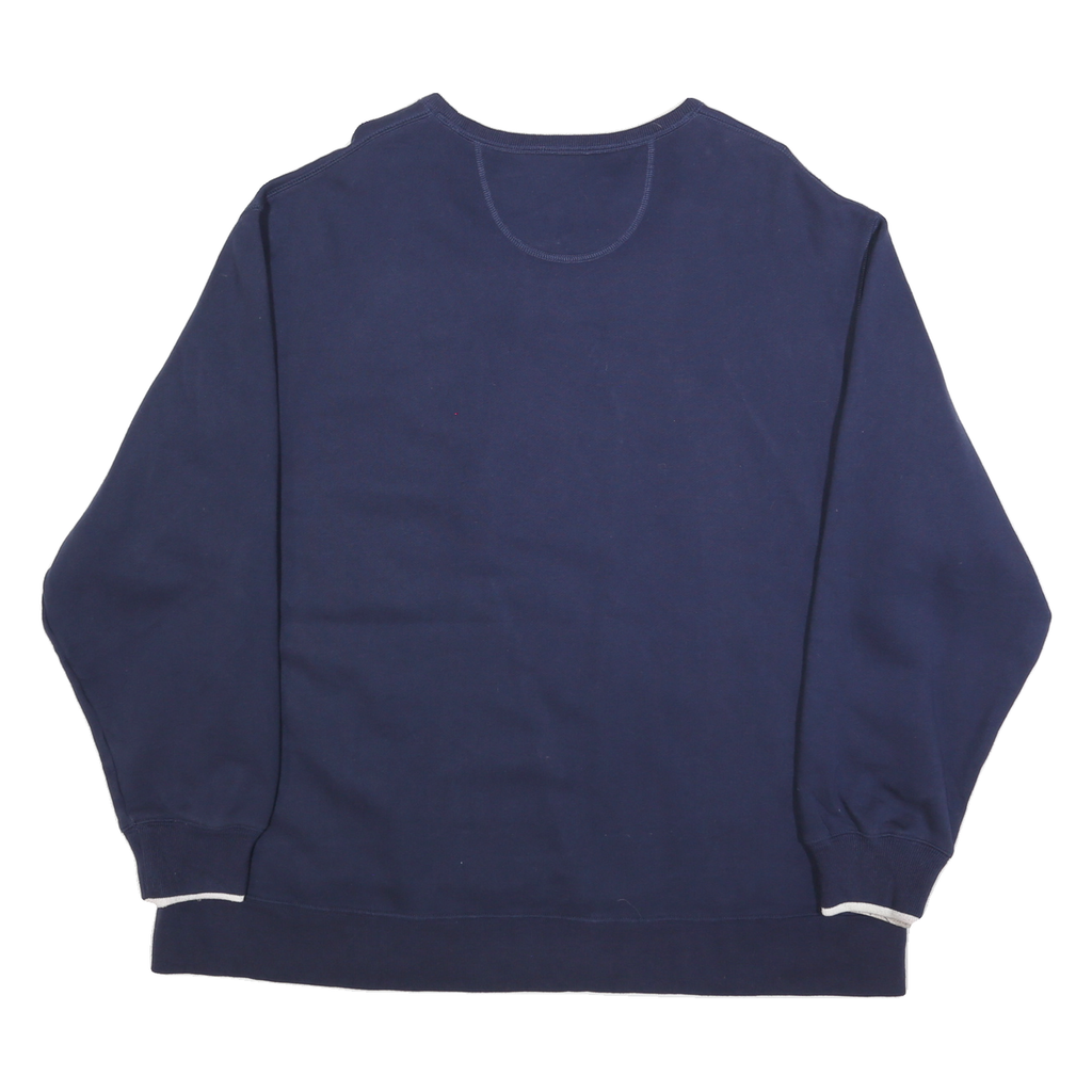 WALT DISNEY Mens Blue Mickey Mouse Crew Neck XL Cotton Blend Sweatshirt