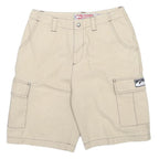 QUIKSILVER Mens Shorts Beige Cargo M W26 Pocket Casual Cotton Blend