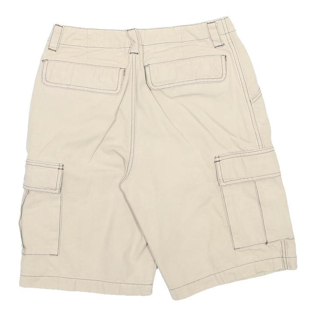 QUIKSILVER Mens Shorts Beige Cargo M W26 Pocket Casual Cotton Blend