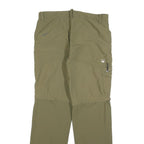 LIPPI Womens Regular Fit Beige Polyester Blend Zip Trousers W34 L30 Outdoor Wear