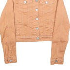 CHICOREE Womens Beige Cotton Button Jacket XS Jeanswear Casual Lightweight