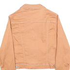 CHICOREE Womens Beige Cotton Button Jacket XS Jeanswear Casual Lightweight