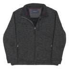 MAINE Mens Grey Jacket XL Polyester Blend Zip Plain Casual Warm