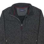 MAINE Mens Grey Jacket XL Polyester Blend Zip Plain Casual Warm