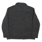 MAINE Mens Grey Jacket XL Polyester Blend Zip Plain Casual Warm