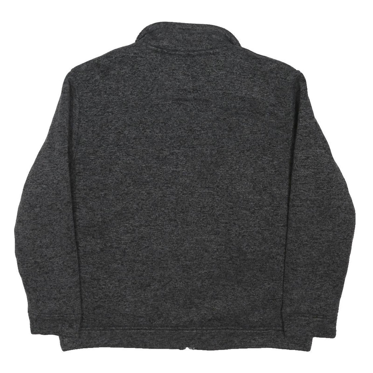 MAINE Mens Grey Jacket XL Polyester Blend Zip Plain Casual Warm