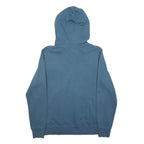 THE NORTH FACE Womens Blue Hoodie M Cotton Blend Pullover Logo Sweatshirt