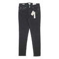 Calvin Klein Womens Slim Black Skinny Denim Jeans W27 L26 Zip Cotton Blend