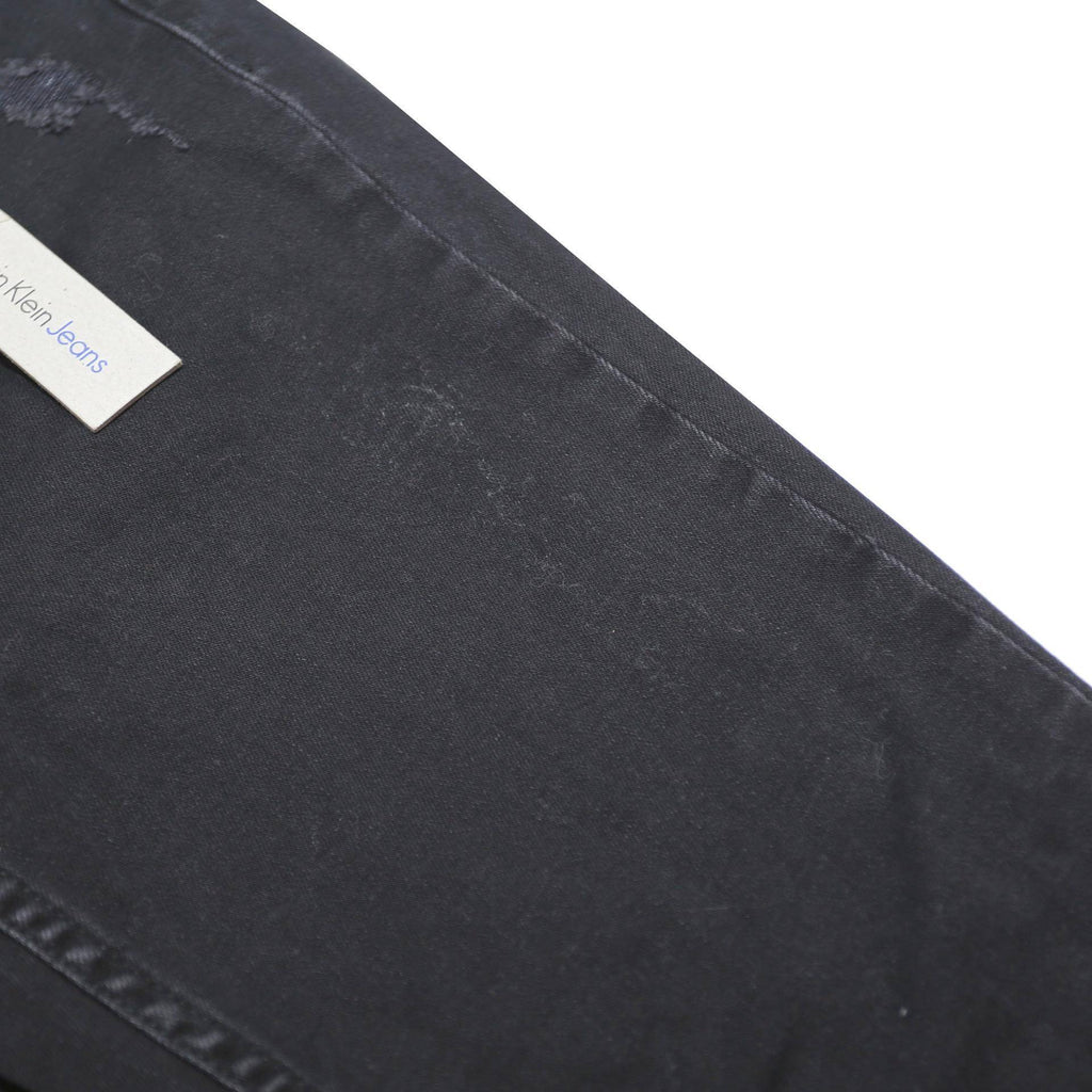Calvin Klein Womens Slim Black Skinny Denim Jeans W27 L26 Zip Cotton Blend