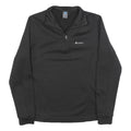 ODLO Womens Black Half Zip Sweatshirt M Lightweight Pullover Activewear