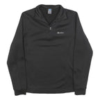 ODLO Womens Black Half Zip Sweatshirt M Lightweight Pullover Activewear