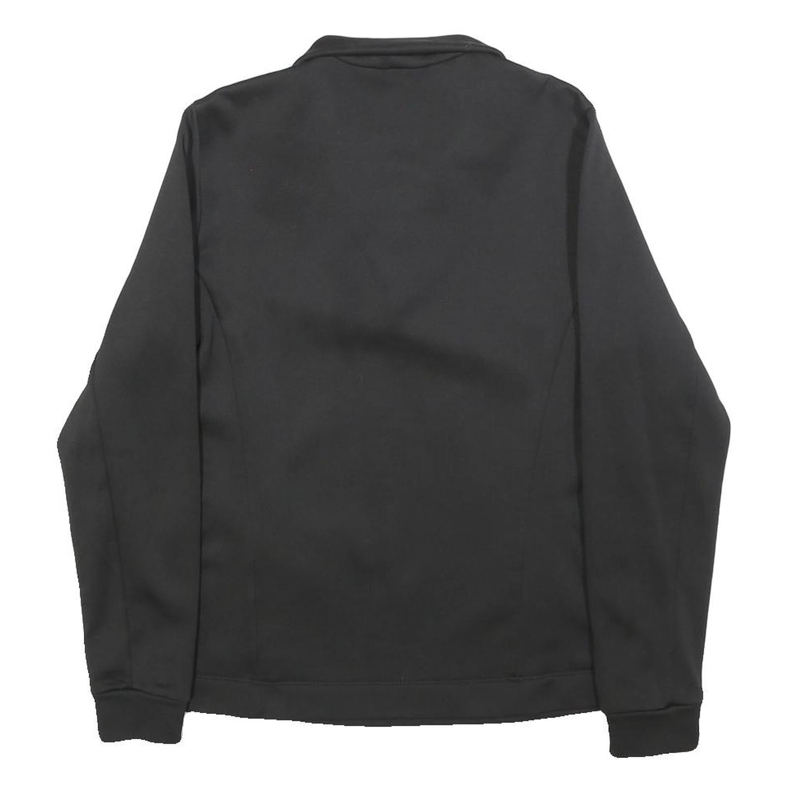 ODLO Womens Black Half Zip Sweatshirt M Lightweight Pullover Activewear