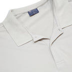 CHAMPION Mens Cream Polo Shirt L Cotton Blend Short Sleeve Basic Casual