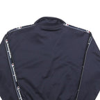CHAMPION Womens Navy Blue Track Jacket XS Polyester Zip Plain Sporty Casual