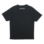 PUMA X RHUDE Mens Black Orange Logo Graphic T-Shirt S Short Sleeve Crew Neck