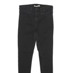 LEVI'S 720 High Rise Super Skinny Womens Jeans Black Slim Skinny Denim Dark W28