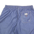 TOMMY HILFIGER Mens Blue Casual Shorts S W30 Polka Dot Print Swimwear