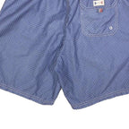 TOMMY HILFIGER Mens Blue Casual Shorts S W30 Polka Dot Print Swimwear