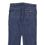 DICKIES Mens Jeans Blue Relaxed Straight Denim Medium W36 L29 Workwear