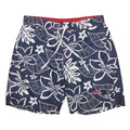 NFL Mens Blue & White Floral Casual Shorts XL W36 Drawstring Pockets