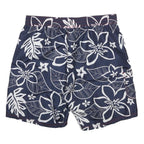 NFL Mens Blue & White Floral Casual Shorts XL W36 Drawstring Pockets