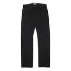 LEVI'S 501 Mens Jeans Black Regular Straight Denim Medium W32 L32 Classic Fit