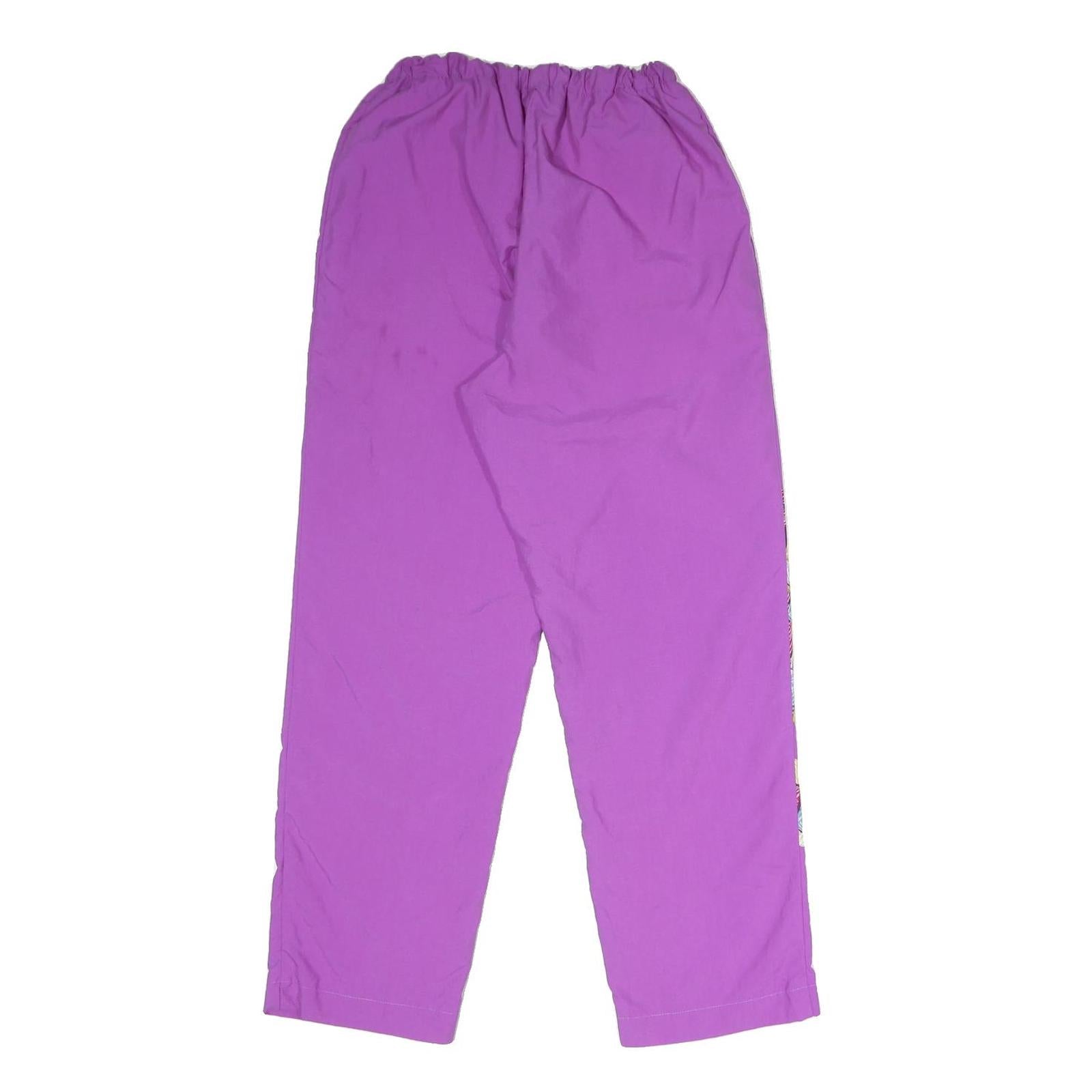 ASTRI Womens Joggers Purple & Multicolour XS W22 L29 Relaxed Straight Polyester