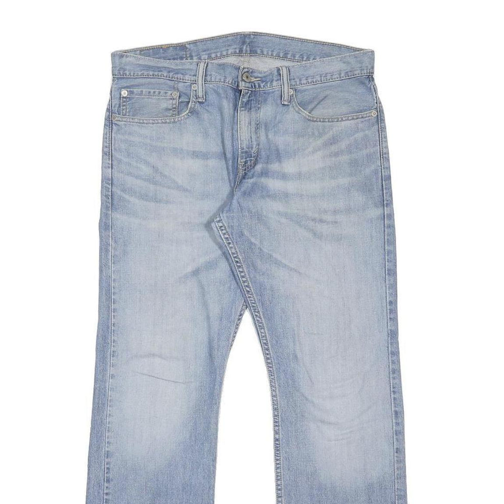LEVI'S 514 Mens Slim Blue Denim Medium W32 L30 Straight Jeans Zip Closure