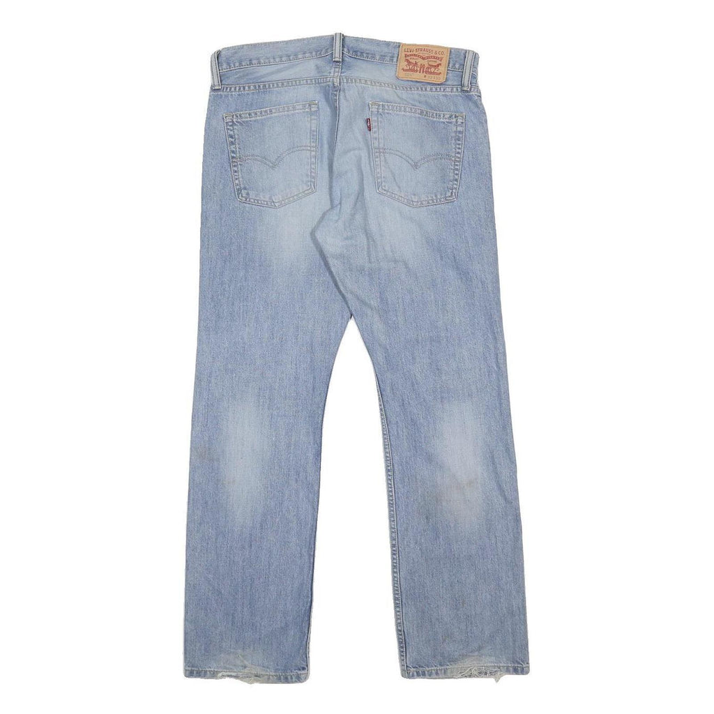 LEVI'S 514 Mens Slim Blue Denim Medium W32 L30 Straight Jeans Zip Closure