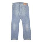 LEVI'S 514 Mens Slim Blue Denim Medium W32 L30 Straight Jeans Zip Closure