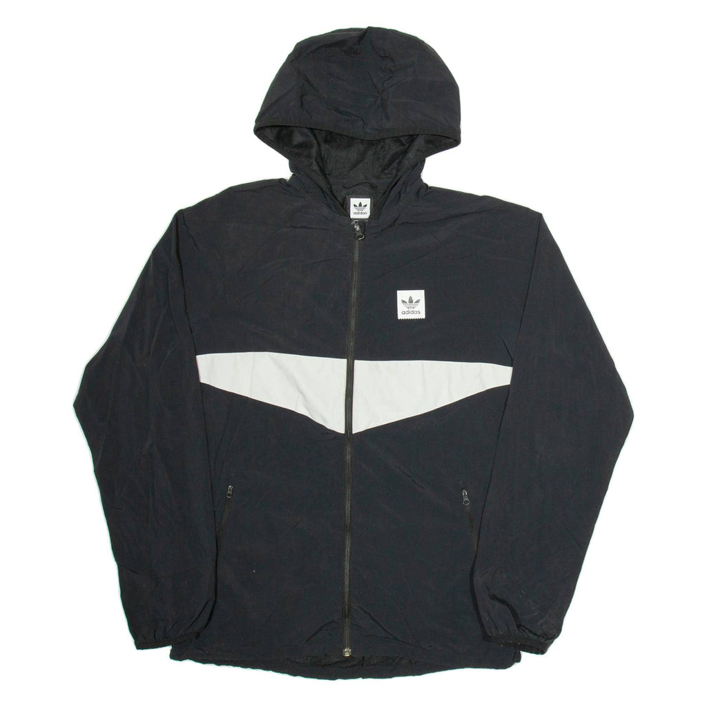 ADIDAS Mens Track Jacket Black  Hooded M
