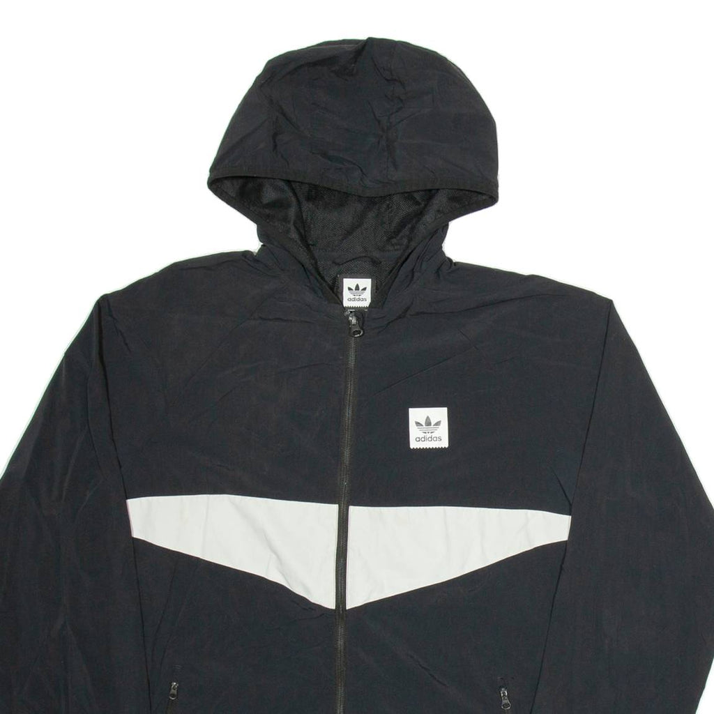 ADIDAS Mens Track Jacket Black  Hooded M