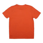 PUMA Mens Orange & White Graphic T-Shirt M Short Sleeve Crew Neck Cotton Blend