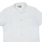 JACK WOLFSKIN Mens White Short Sleeve Shirt L Lightweight Button Casual