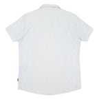 JACK WOLFSKIN Mens White Short Sleeve Shirt L Lightweight Button Casual