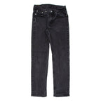 LEVI'S 514 Jeans Mens Black Slim Straight Charcoal Wash W29 L30