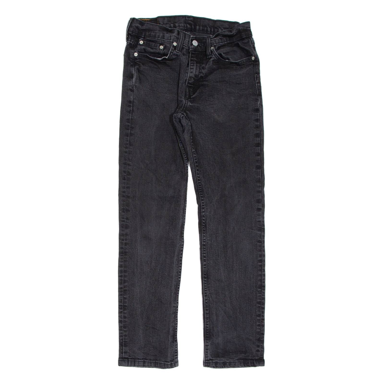 LEVI'S 514 Jeans Mens Black Slim Straight Charcoal Wash W29 L30