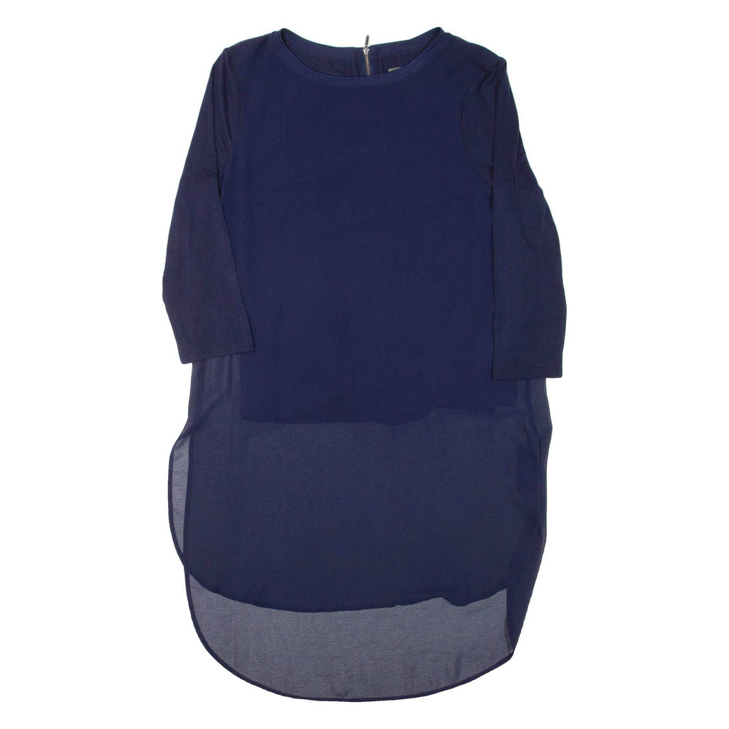 PHASE EIGHT Womens Day Dress Blue Knee Length L