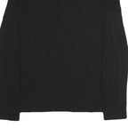 WHISTLES Womens Black Long Sleeve Crew Neck T-Shirt Size S Cotton Blend Simple