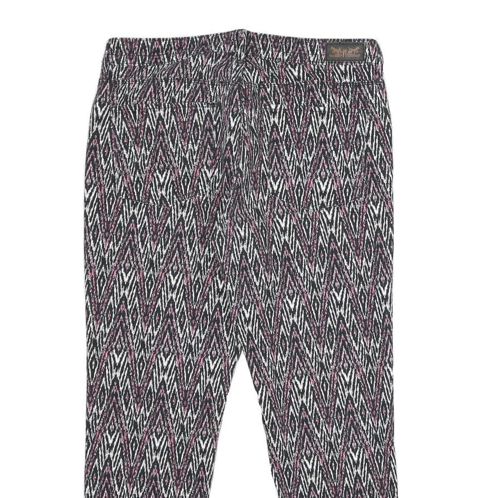 LEVI'S Womens Mid Rise Skinny Jeans Black Pink Cotton Blend Regular Fit W31 L26