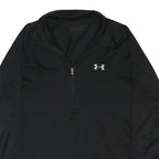 UNDER ARMOUR Womens Black Jacket S Polyester Blend Plain Zip Sports Activewear