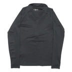 UNDER ARMOUR Womens Black Jacket S Polyester Blend Plain Zip Sports Activewear