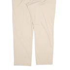 TOMMY HILFIGER Mens Cotton Beige Regular Straight Trousers W34 L30 Casual Smart